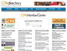 Tablet Screenshot of cpadirect.net